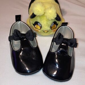 Black Bow Kids Shoes